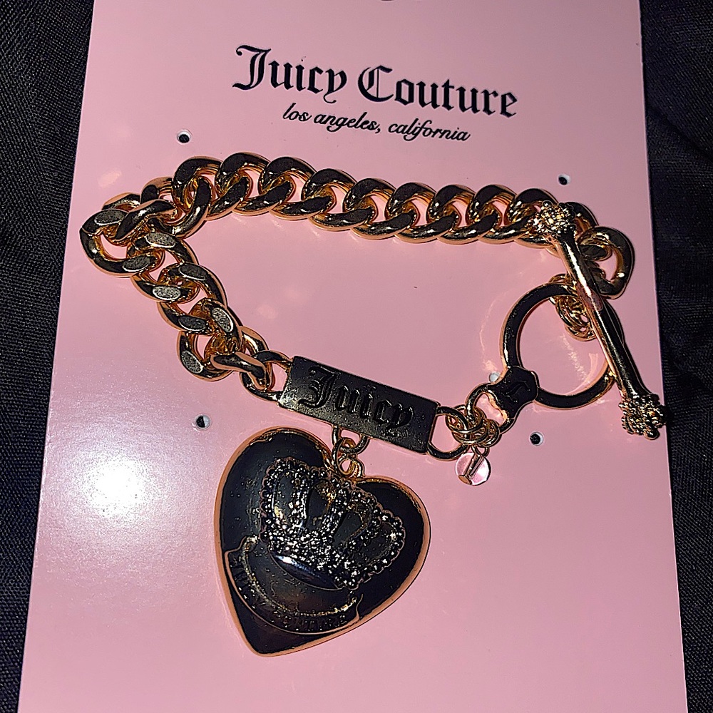 Gold Juicy Couture Charm Bracelet